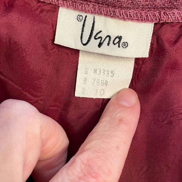 Vintage 80s Vera Neumann High Waisted Trousers Sz 10 - Picture 3 of 4